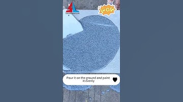This is epoxy colored sand self-leveling floor paint