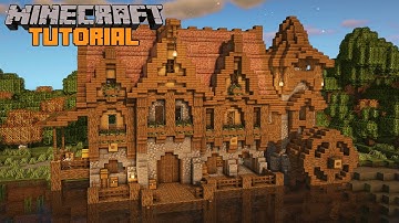 Minecraft | How to build a Medieval Riverside Warehouse