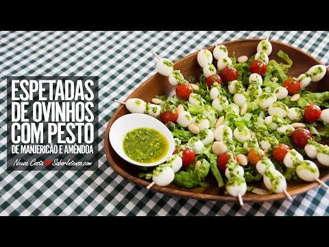 Vídeo: Aperitivo Quente Com Anchovas, Parmesão E Manjericão