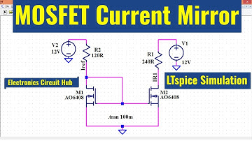 LTSpice MOSFET Current Mirror | Simulation
