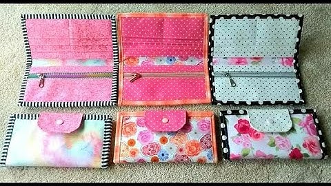 Sewing a Bi-Fold Wallet with Binding Tutorial!