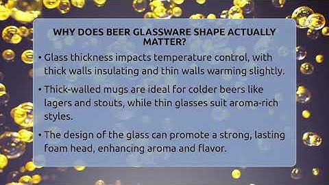 Why Does Beer Glassware Shape Actually Matter? - The Pint Guy