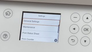 SureColor F170 I Navigating the Control Panel