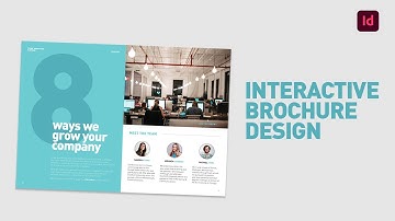 Create an interactive corporate brochure in Adobe InDesign