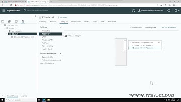 Adding an ESXi host to a VMware vSphere Distributed Switch (vDS).
