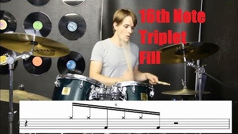 Drum Fill Tutorial - 16th Note Triplets