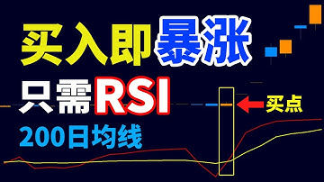 BNF独家参数！RSI低吸法太狠！一买就涨，抄底从未如此简单！#日本株#rsi #ma#bnf #股票入门