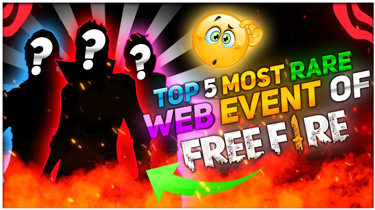 Top 5 Most Rare Web Event Of Free Fire || 
