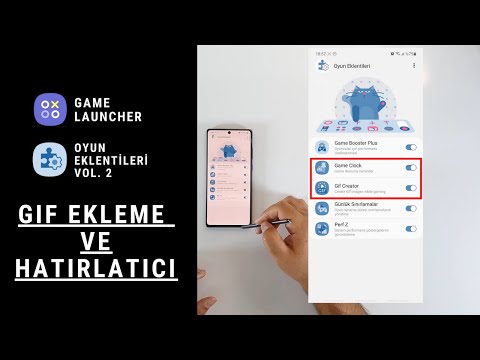 Game Launcher / Oyun eklentileri Vol.2 Yeni özellikleri. Oyun alarmı ayarlama ve .gif oluşturma.