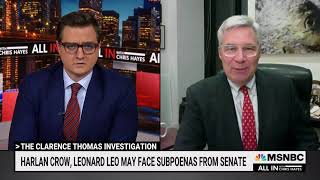 Sen. Whitehouse Joins Chris Hayes to Announce Subpoenas in the Supreme Court Ethics Investigation