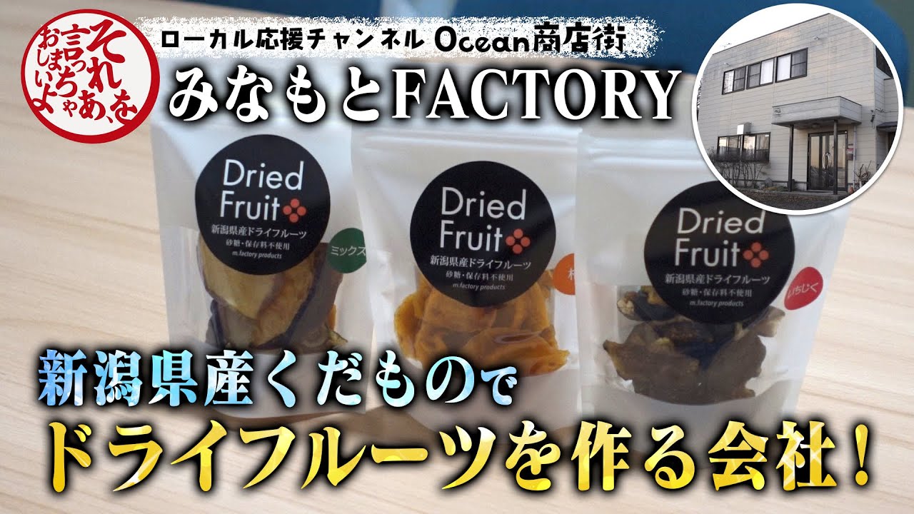 新潟・亀田】新潟県産のドライフルーツを作る会社が江南区にありました