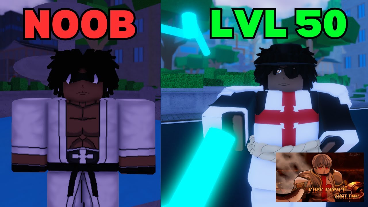 Noob To Pro As SHINRA KUSAKABE In Fire Force Online(Roblox) 