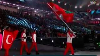 Türk Kafilesinin Geçişi/ 2018 Paralimpik Kış Oyunları Açılış töreni