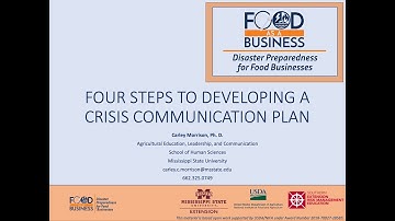 Four Steps to Crisis Communication