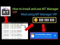 How to install and use MT Manager || Mod using MT Manager VIP 2025