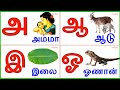 Uyir Ezhuthukal | Learn Tamil Alphabets/  உயிர் எழுத்துக்கள்/prinit