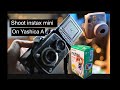 Instax Mini Hack with Yashica A Medium Format Twin Lens Reflex Camera