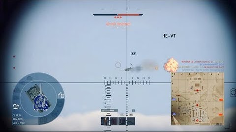 M109 Proxy Fuse against Aircraft, with sound effects. War Thunder.