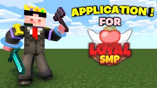 My application for Loyal SMP #loyalsmp #loyalsmpapplication @BulkyStar screenshot 5