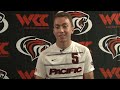 Pacific Men's Soccer Pre season Interview EMORY RAPAPORT