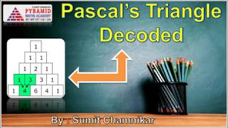 Famous Pascal's Triangle Decoded...Very Simple Approach Wealth