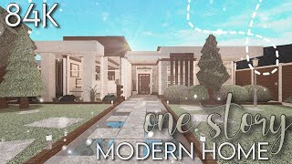 Roblox | Bloxburg: One-Story Modern Home | House Build