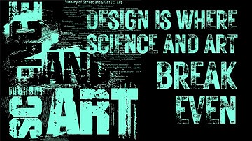 Where science and art break even