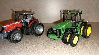 Comparison Review - Ertl Authentics John Deere 8530 Versus Speccast Mey Ferguson 8730 - Part 12