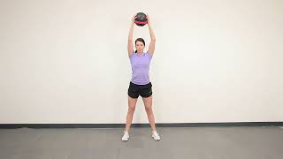 MedicineBall  Rainbow Overhead Squat