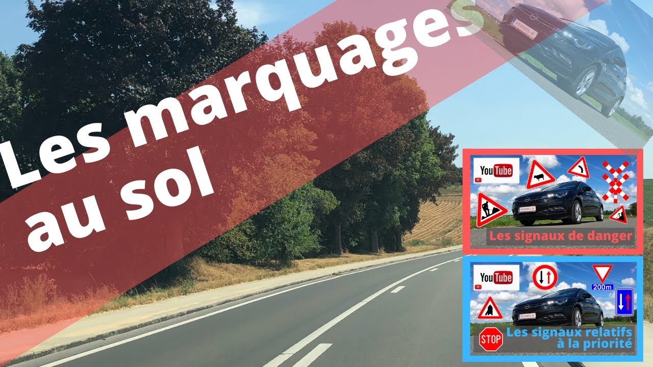 Leçon 3.5: Les marquages au sol 🇧🇪