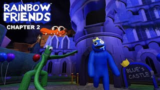 OS NOVOS AMIGOS DO AZUL BABÃO! RAINBOW FRIENDS 2!(JOGO COMPLETO)