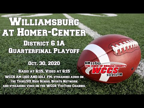 Williamsburg at Homer-Center District 6 1A 10-30-20