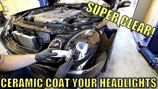 How To Restore Headlights With Ceramic Coating. Super Cheap, Super Satisfying!