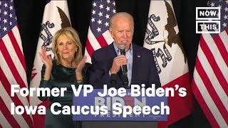 Former Vice President Joe Biden's Full Speech After Iowa Caucus | NowThis
