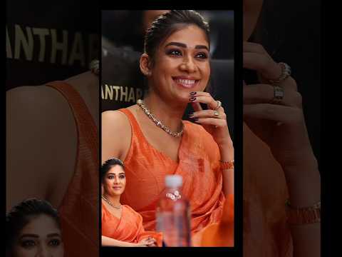 Actress Nayanthara Saree Set from @neela_by_anuvardhan Jewels from @tamannaahfinejewellery