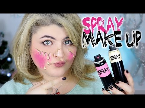 МАКИЯЖ ИЗ БАЛЛОНЧИКОВ! ТЕСТИРУЮ СПРЕЙ-МАКИЯЖ! МАКИЯЖ ИЗ БАЛЛОНЧИКОВ! ТЕСТИРУЮ СПРЕЙ-МАКИЯЖ!