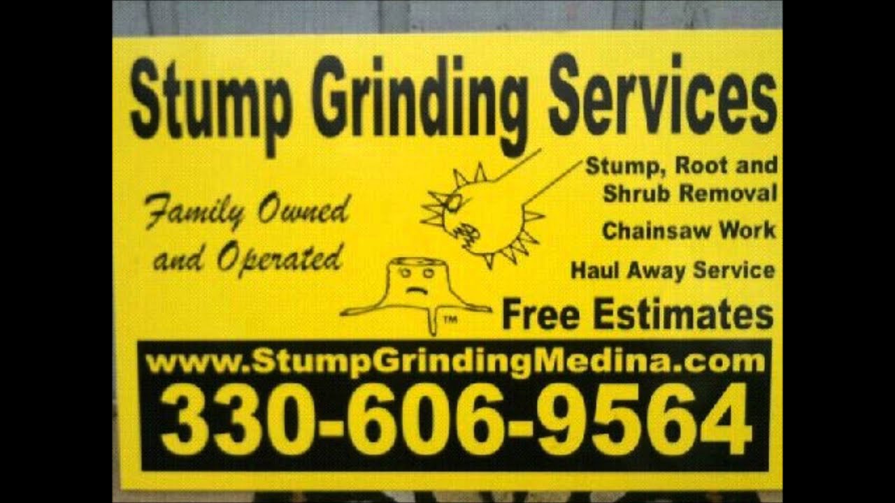 Stump Grinding Services Brecksville Ohio - Call us 330-606-9564 Stump Root Shrub Removal