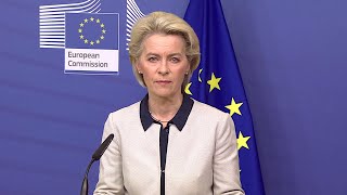 24.02.2022 - Ursula von der Leyen (engl./dt.) - Krieg Russland/Ukraine