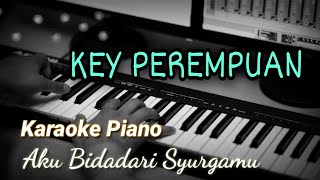 Dato' Sri Siti Nurhaliza - Aku Bidadari Syurgamu (OST 7 Hari Mencintaiku 2) | Karaoke PEREMPUAN