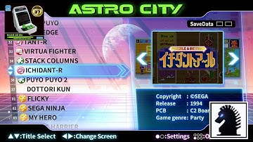 SEGA Astro City Mini - #35: Puzzle & Action: Ichidant-R