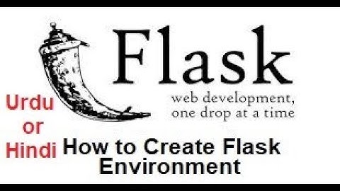 How to create flask environment using pycharm idle!
