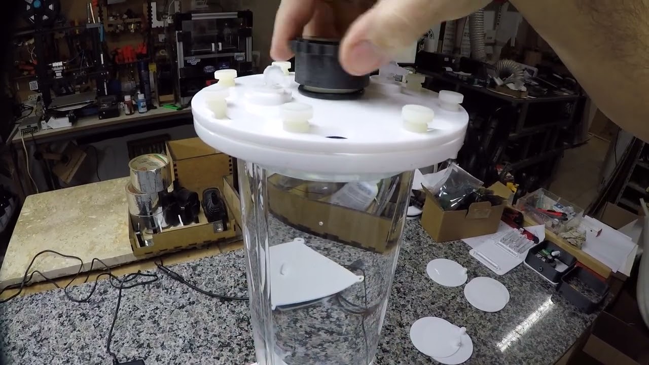 Reator Nilsen com agitador magnético - atualização Jun/25