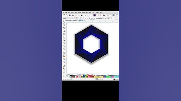 How to create #polygon logo in coredraw | logo design |#coreldrawtutorial #shorts #3dlogo