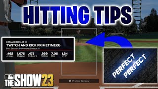 BEST HITTING TIPS FROM A TOP PLAYER IN MLB THE SHOW 23!