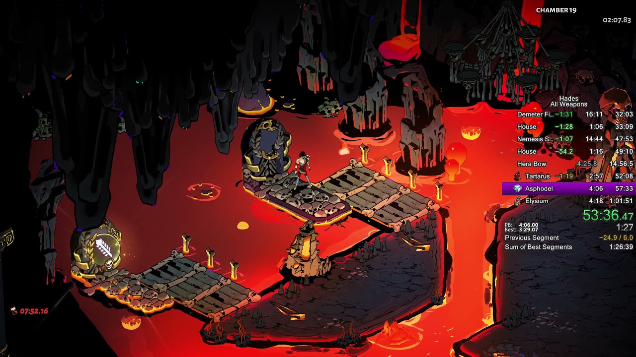 Hades - Any Heat Speedrun with Hera Bow in 