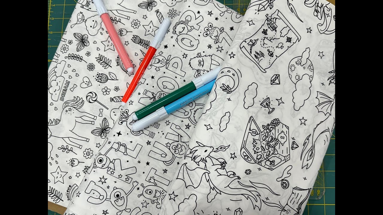 Tovaglietta da Colorare e Ricolorare tutte le volte che vuoi - LIVE -