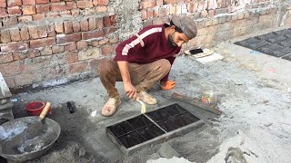 How to Make Cement Tiles || Roof Tiles Making Process || Tile Manufacturing
