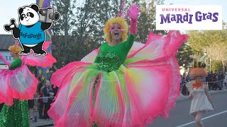 Universal 2024 Mardi Gras Parade! Universal Studios Florida / Orlando