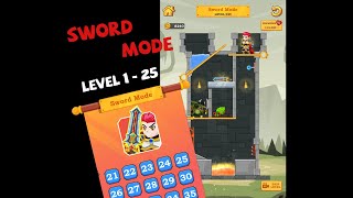 [ HERO RESCUE ] All Solutions From Level 1 - 25 - SWORD MODE screenshot 4