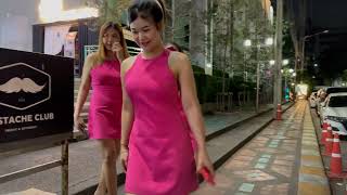 [4k] Kehidupan Malam Thailand Bangkok! Tebak Di Mana Tempat Ini Berada! Begitu Banyak Wanita Cantik!